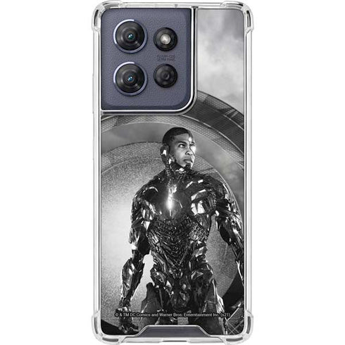 The Justice League (2017) Cyborg Poster Moto G Play 5G (2025) Clear Case